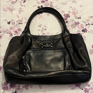 Kate Spade Black Leather Shoulder Bag